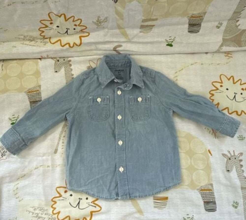 OshKosh B'gosh Light Blue Chambray Button-Front Shirt